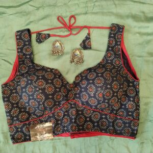 Ajrakh Sweetheart Sleeveless - Image 1