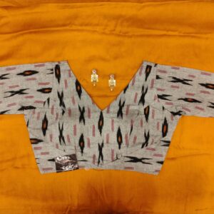Ikkat V Neck G/S - Image 1