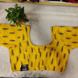 Ikkat Round Neck N/P G/S - Image 1