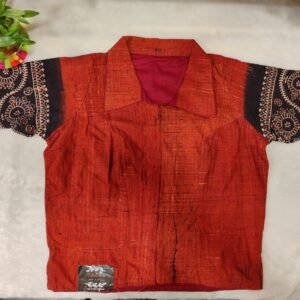 Dhaman Ajrakh Crop Top G/S