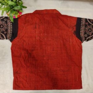 Dhaman Ajrakh Crop Top G/S
