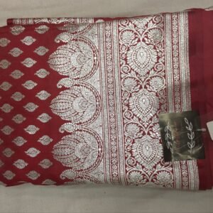 Silver Katan Banarasi