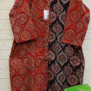Ajrakh Cotton Kurta - Image 1