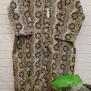 Ajrakh Cotton Kurta - Image 4