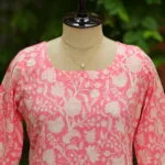 cotton Kurta – Kurti in Peach | Tilattama