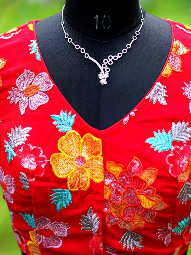 Multi Sequin - red