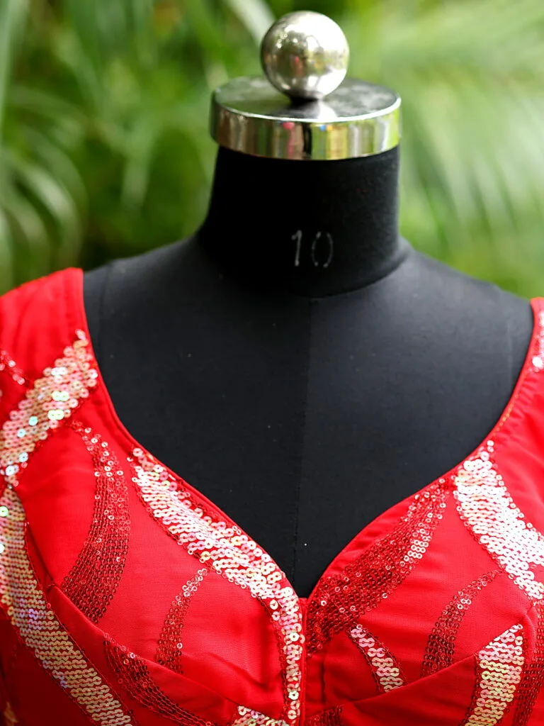 Designer Sequin - red
