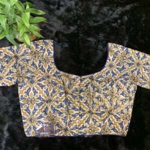 Ajrakh Round Neck N/P G/S - Image 2