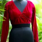 Solid Velvet F/S - red