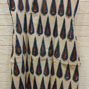 Ajrakh Half And Half Kurti - Image 2
