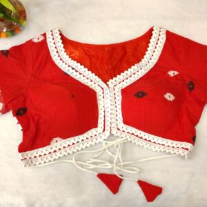Jamdani Backless Pompom - Image 1