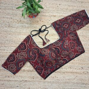 Ajrakh Square Neck - Image 1