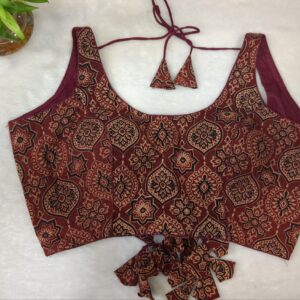 Ajrakh Backless - Image 1