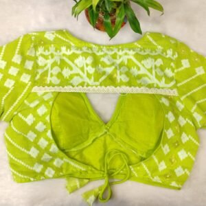 Celebrity Jamdani Backless