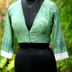 Jamdani Celeb 3/4th - mint-green