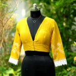 Jamdani Celeb 3/4th - mustard