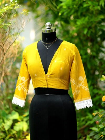 Jamdani Celeb 3/4th - mustard