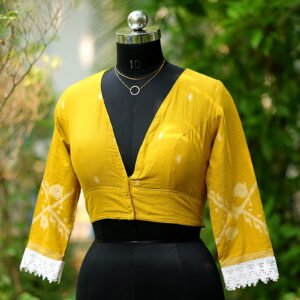 Jamdani Celeb 3/4th - mustard