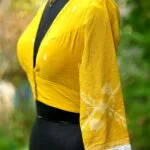 Jamdani Celeb 3/4th - mustard