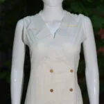 Khadi Blazer One Piece – Kurti in white | Tilattama