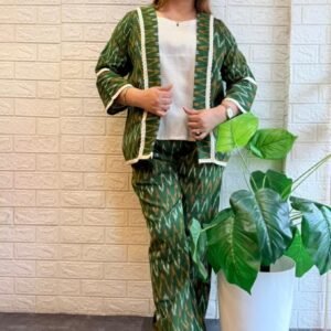 Ikkat 3piece Co Ord Set