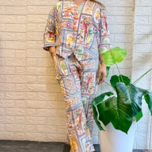 Digital Waist Coat Co ord set