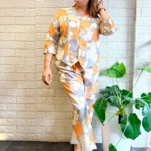 Digital Waist Coat Co ord set