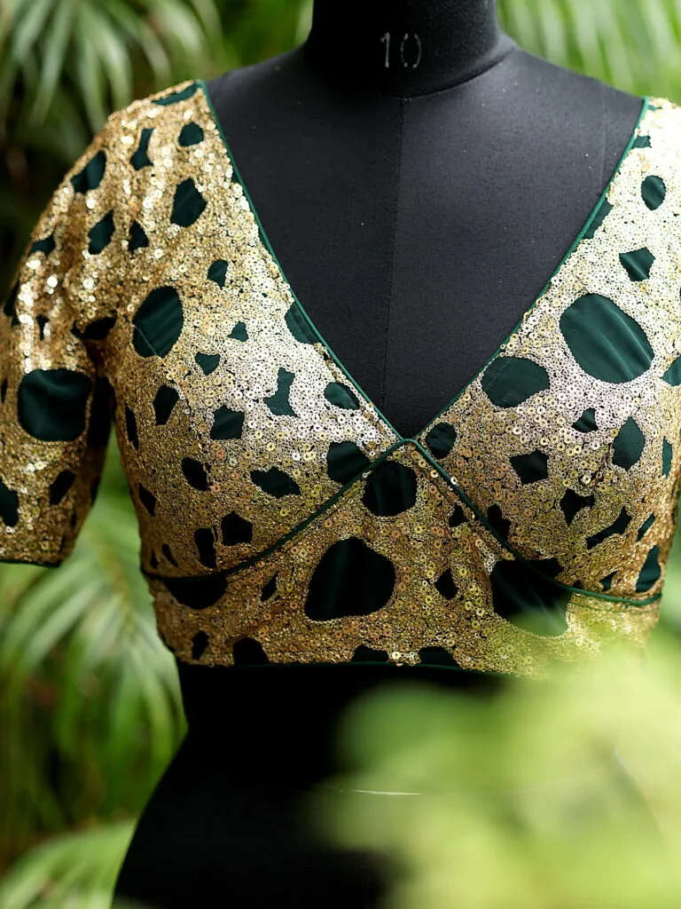 Glitter Celeb - bottle-green