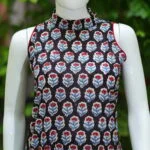 Sanganari Halter Co Ord Set – Kurti in Black | Tilattama
