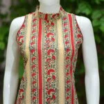 Sanganari Halter Co Ord Set – Kurti in Yellow | Tilattama
