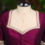 Badsahi Bichitra – Blouse in Wine | Tilattama