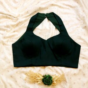 Sabyasachi Halter Neck - bottle-green