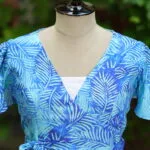 Canvas Curve – Kurti in Sky Blue | Tilattama