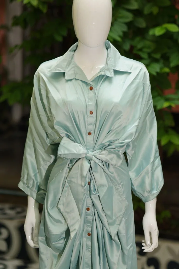 Scarlet Whisper – Kurti in Powder Blue | Tilattama