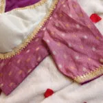 Mumtaz Aada – Blouse in Mauve, side view | Tilattama
