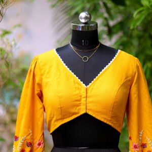balloon Puff Emb. [New] - mustard