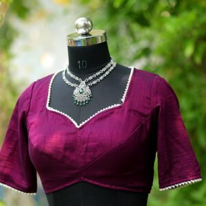 Moti Bichitra Backless - purple