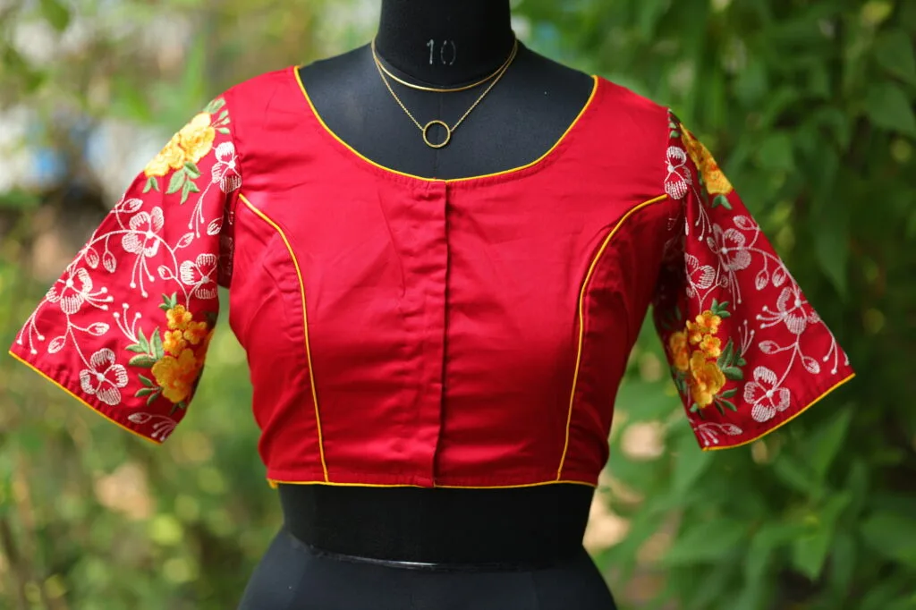 Nayantara – Blouse in Red | Tilattama
