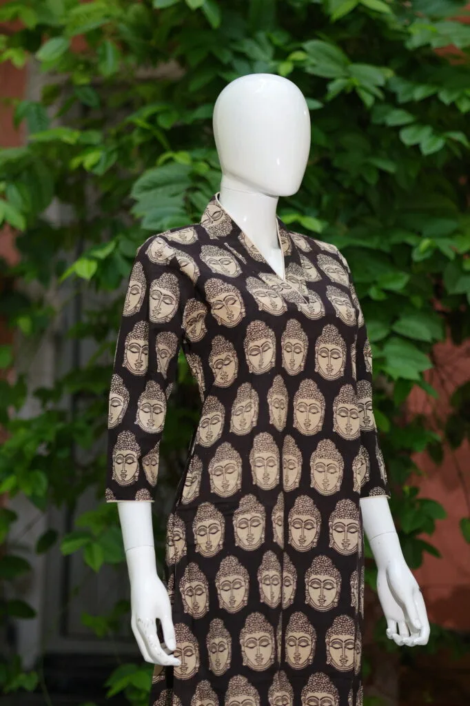 Kalamkari Kurti – Kurti in Black | Tilattama