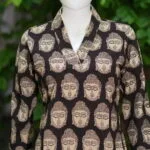 Kalamkari Kurti – Kurti in Black | Tilattama