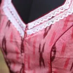Ikkat Jewel Neck