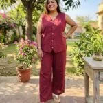 Solid Co-Ord Set – Kurti | Tilattama