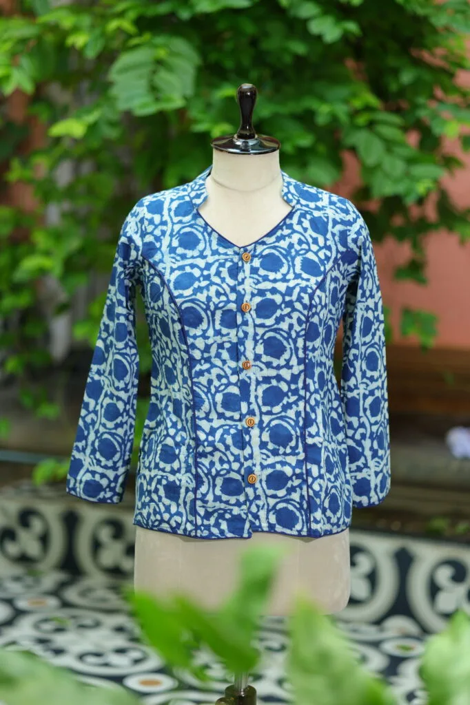 Indigo Infusion – Kurti in Indigo | Tilattama