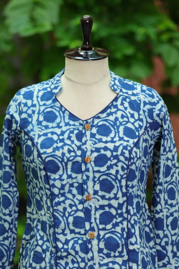Indigo Infusion – Kurti in Indigo | Tilattama