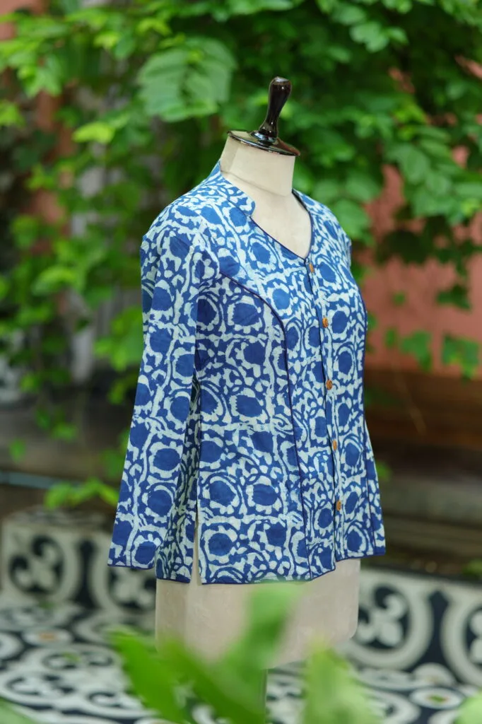 Indigo Infusion – Kurti in Indigo | Tilattama