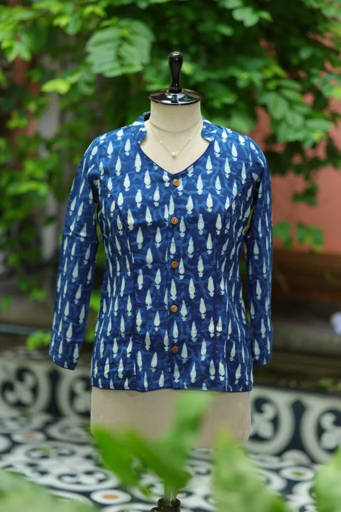 Indigo Infusion – Kurti in Indigo | Tilattama