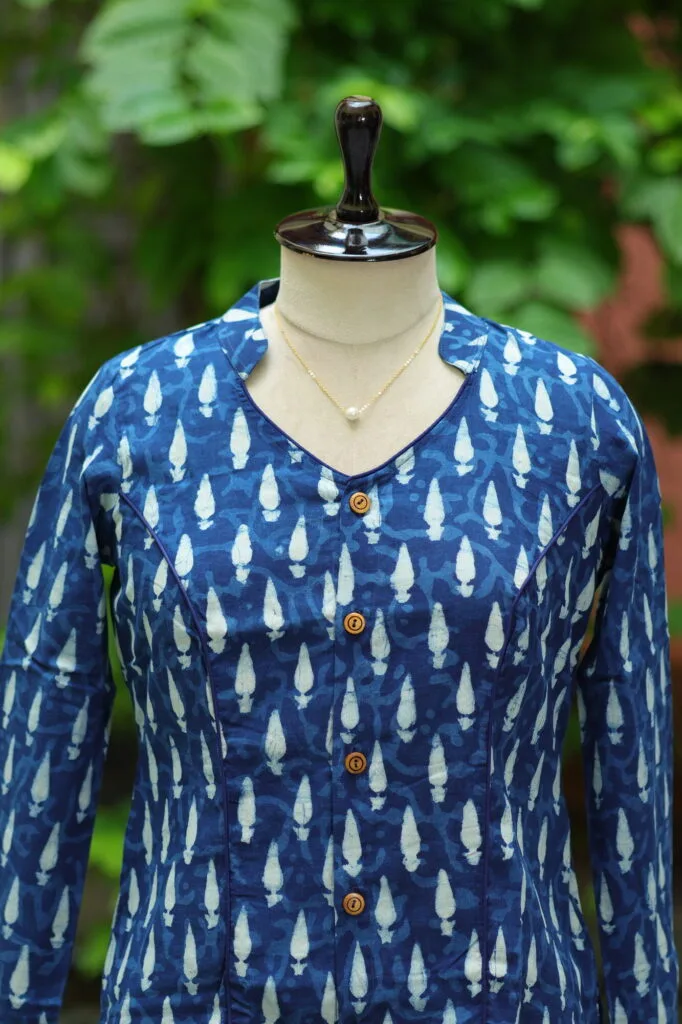 Indigo Infusion – Kurti in Indigo | Tilattama