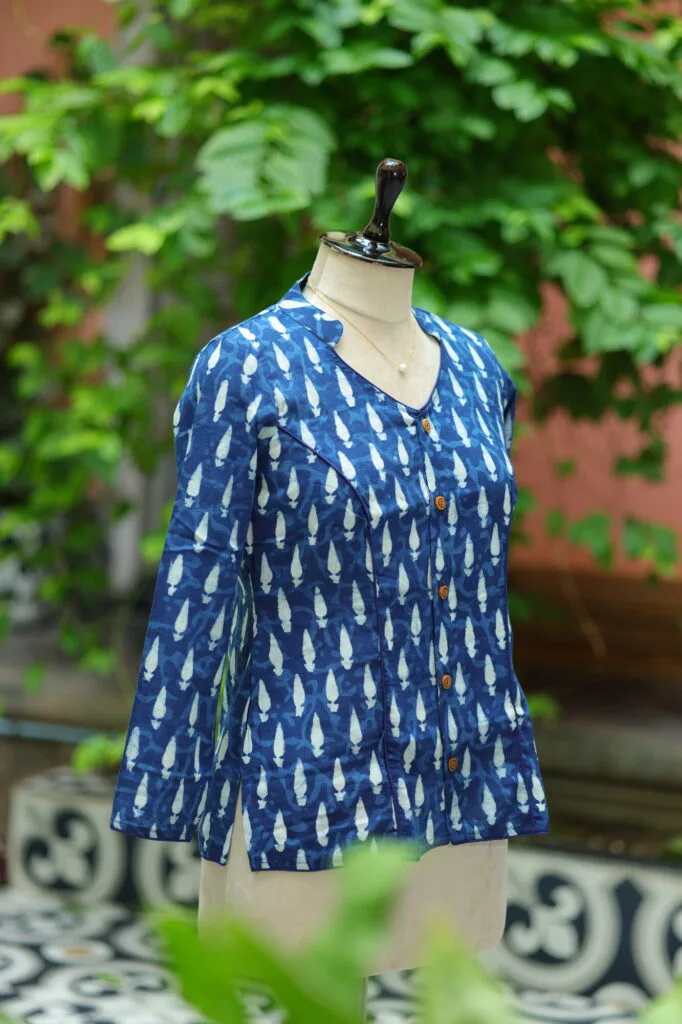 Indigo Infusion – Kurti in Indigo | Tilattama