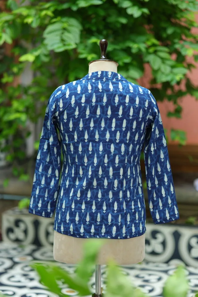Indigo Infusion – Kurti in Indigo | Tilattama