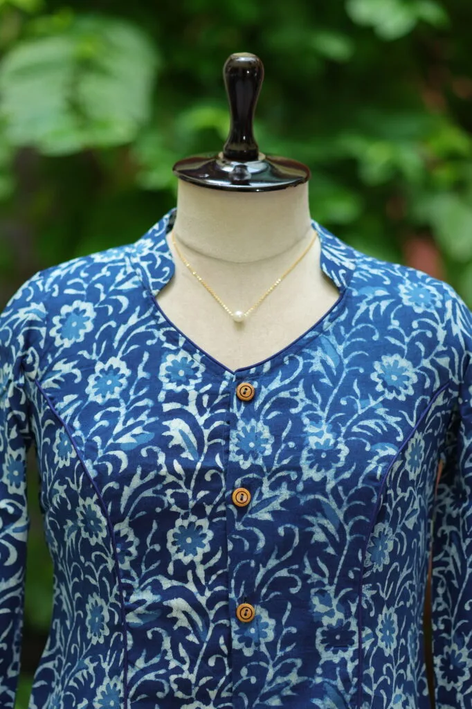 Indigo Infusion – Kurti in Indigo | Tilattama